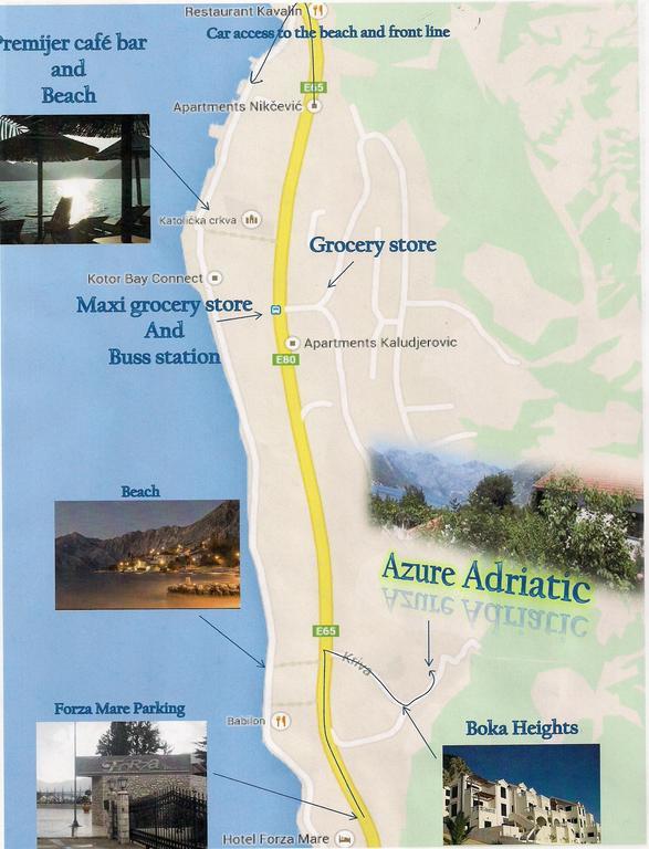 코토르 Azure Adriatic 아파트 객실 사진